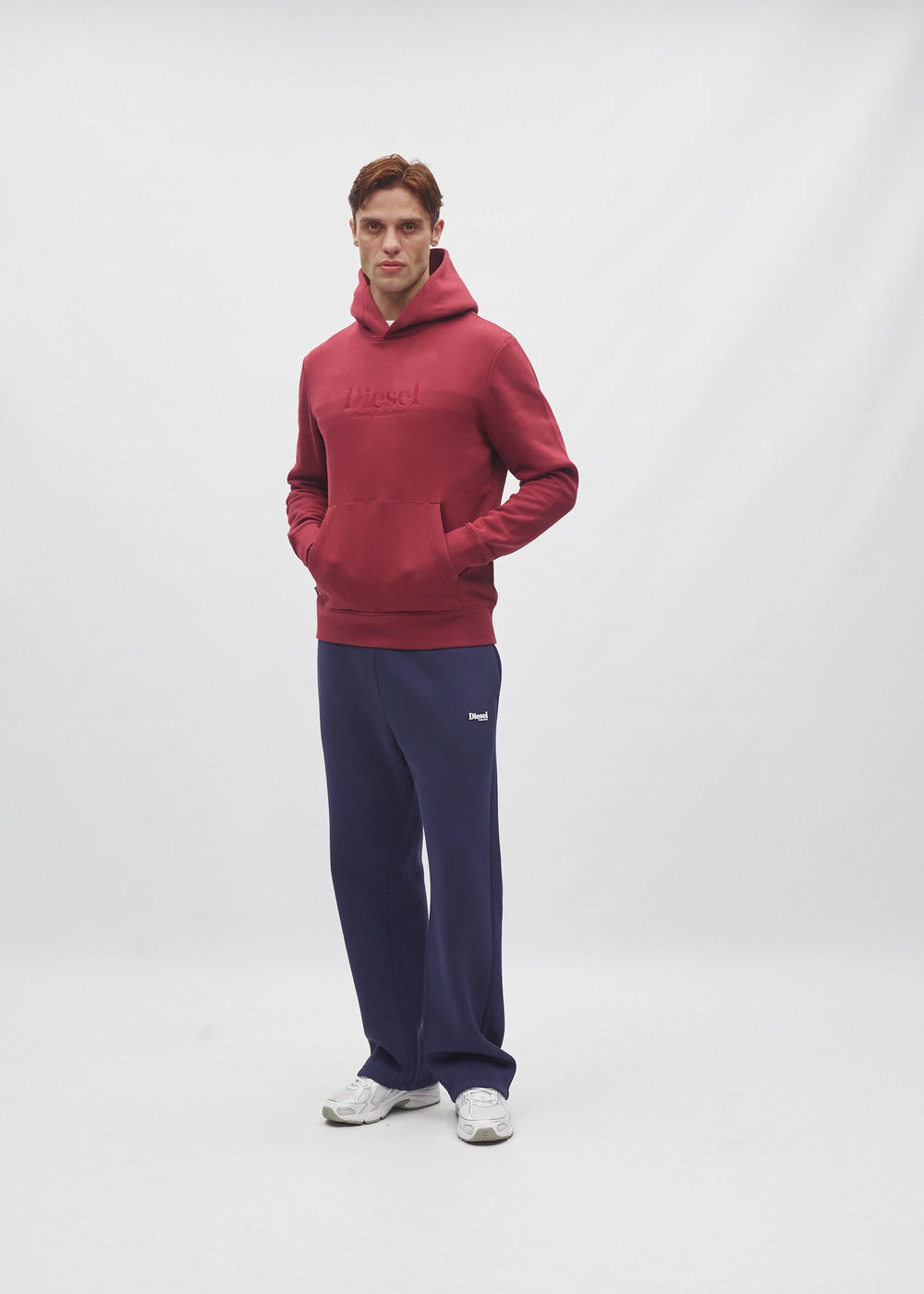 William Hoodie Cranberry Red