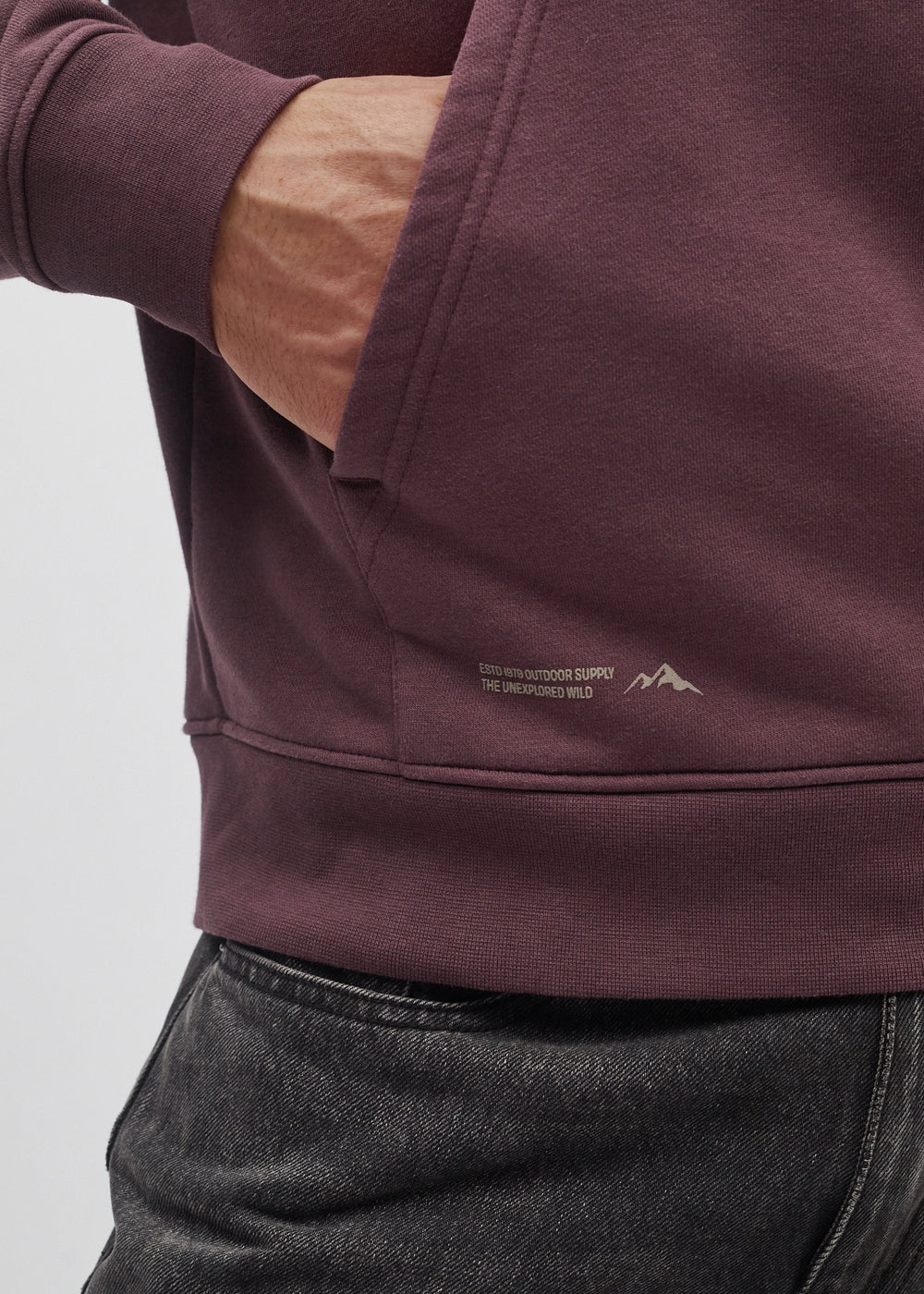 Arlo Hoodie Metal Mauve