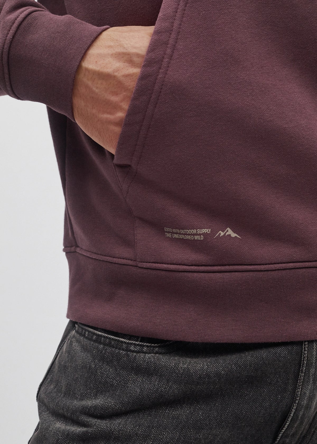 Arlo Hoodie Metal Mauve
