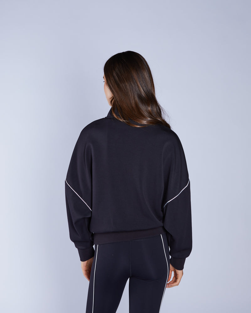 Hailey Zipper Beetle Black