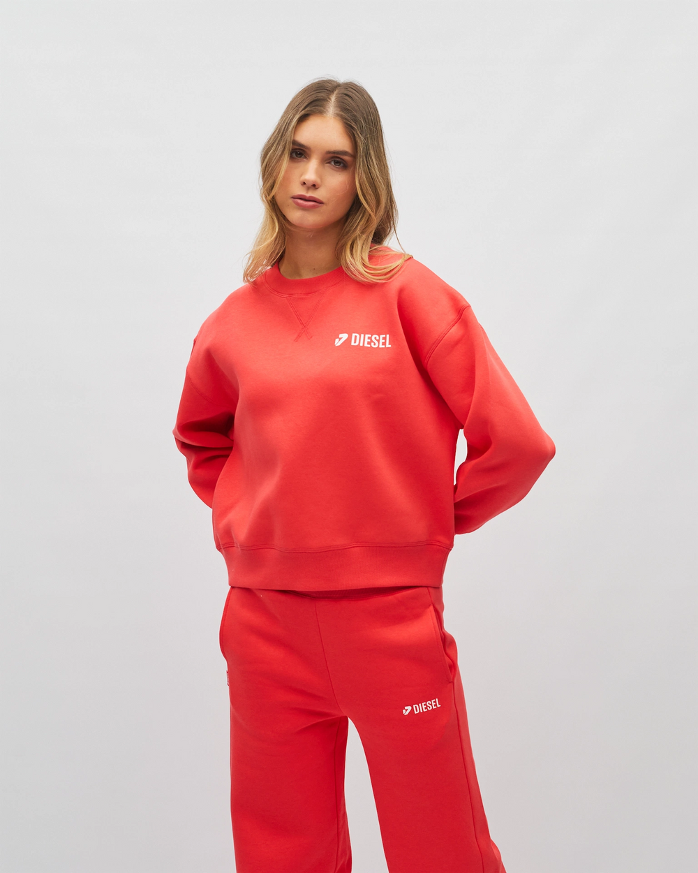 Haisley Sweatshirt Powder Red