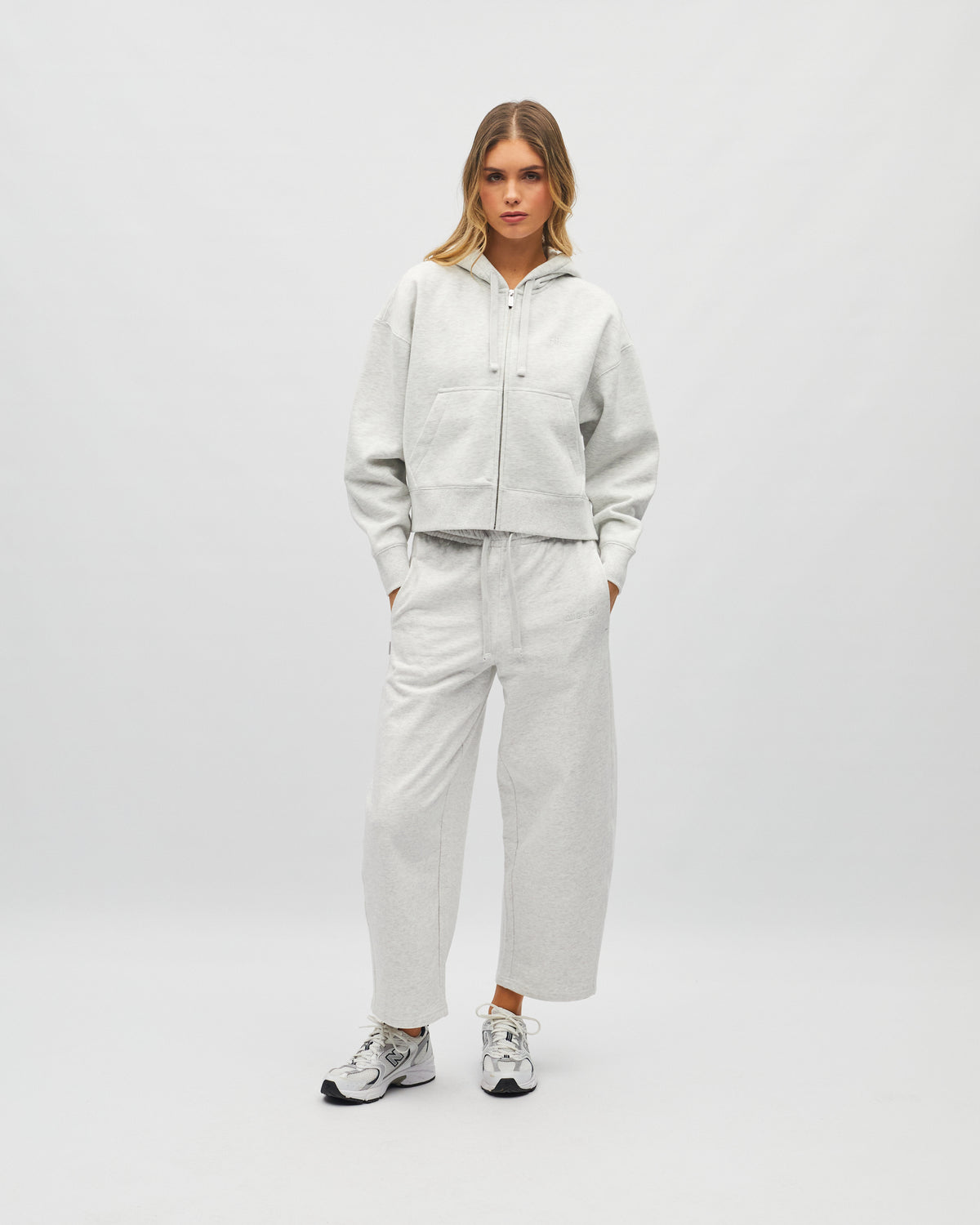 Ellis Barrel Jogger Stone Marl