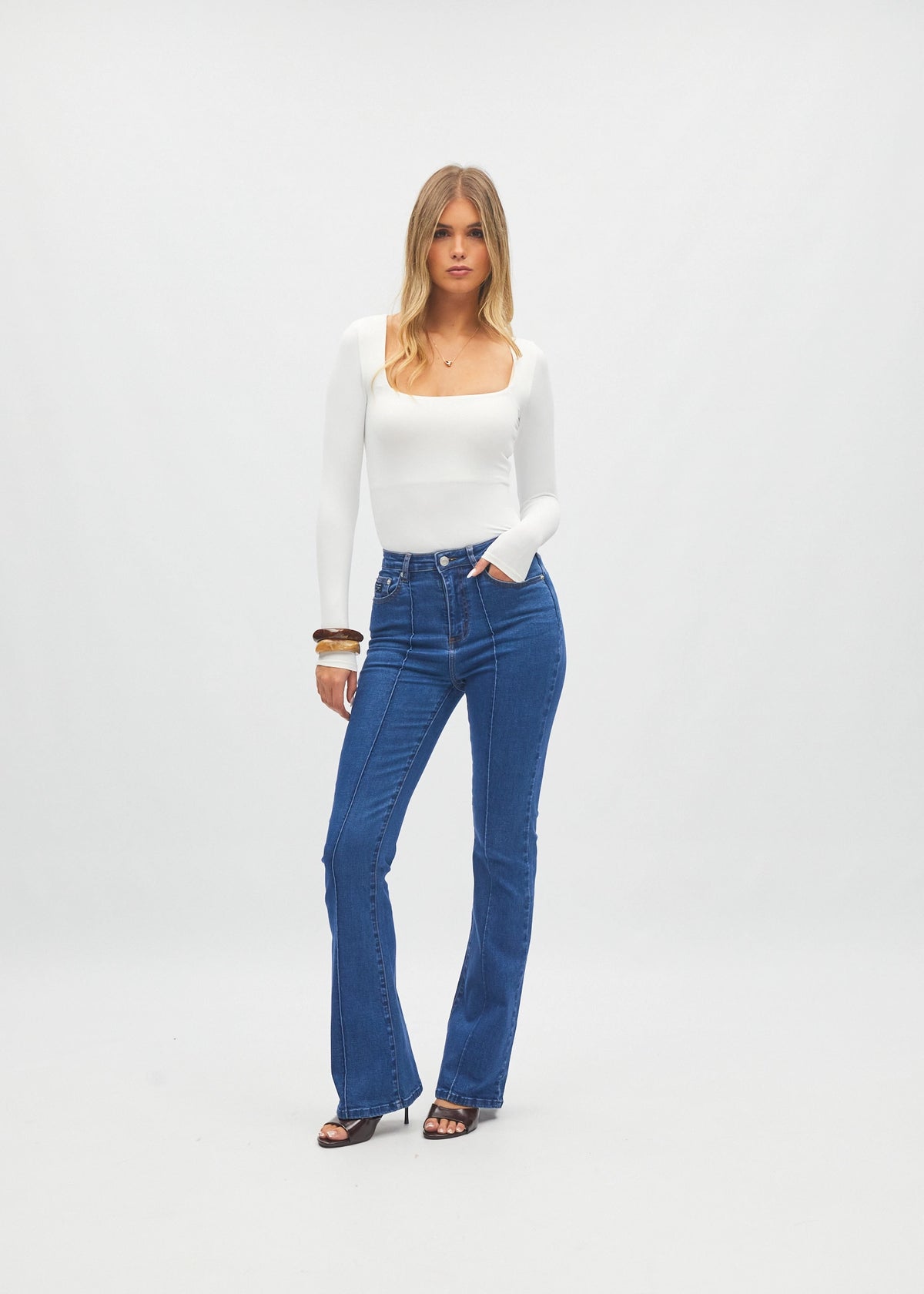 Drew Flare Medium Blue