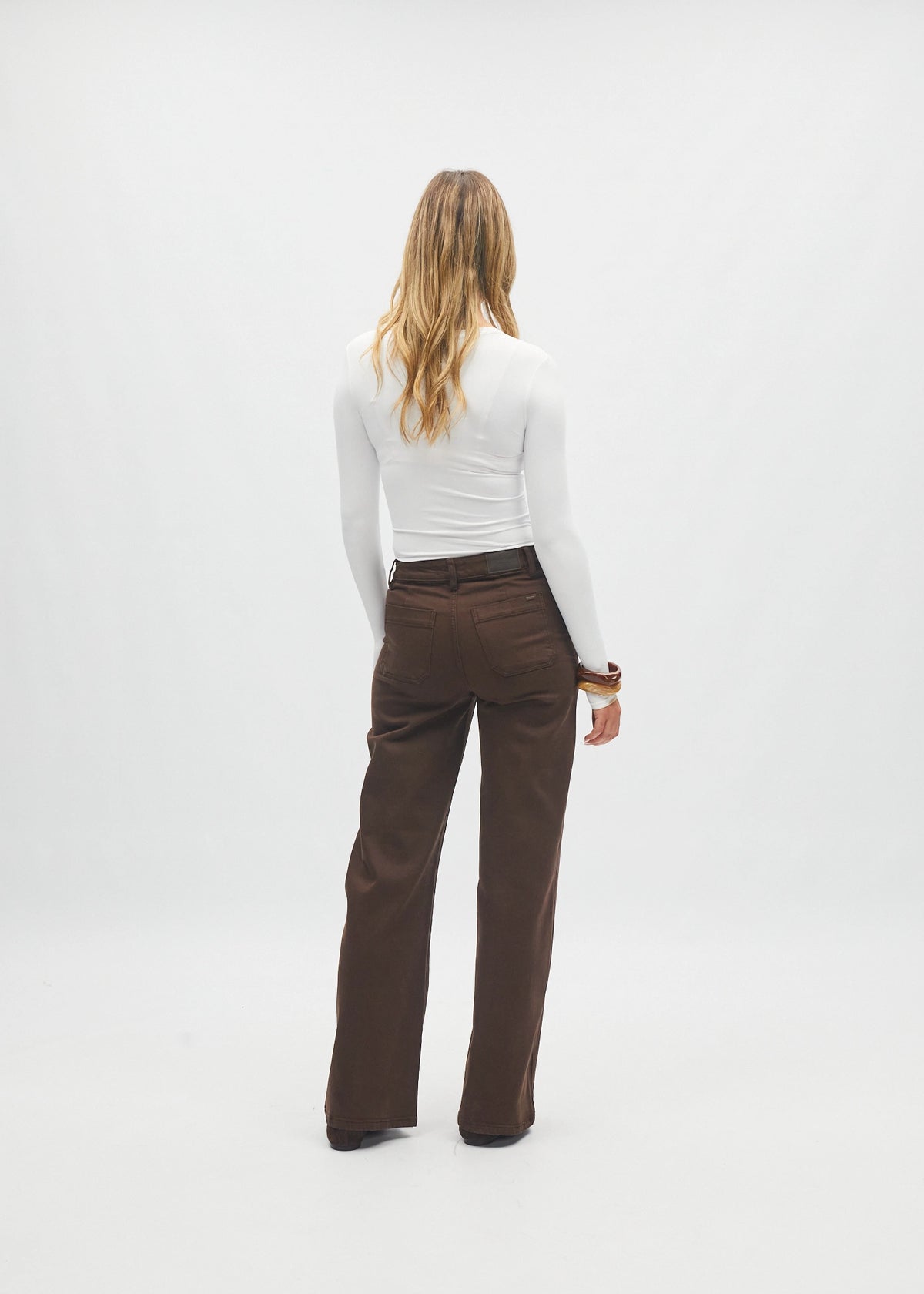 Paris Wide Leg Cocoa