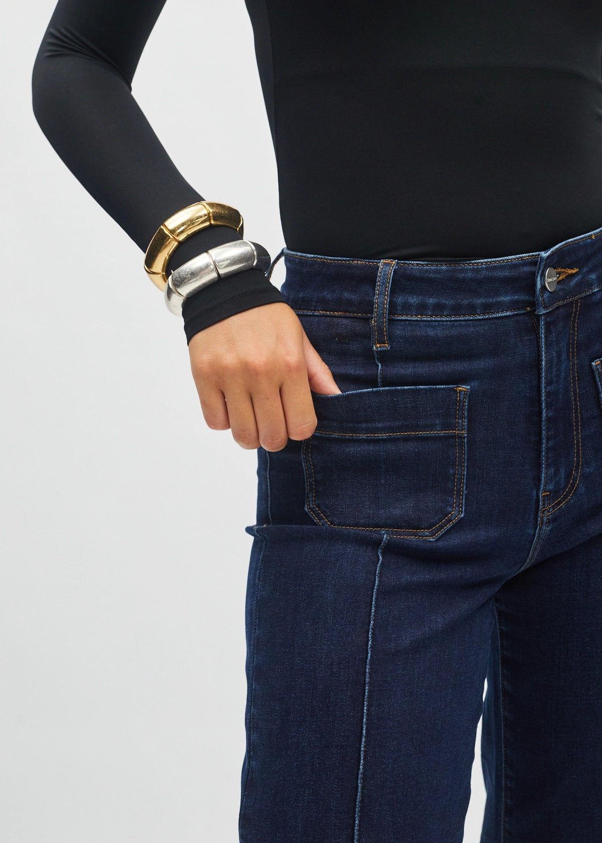 Claudia Wide Leg Jean Indigo Blue