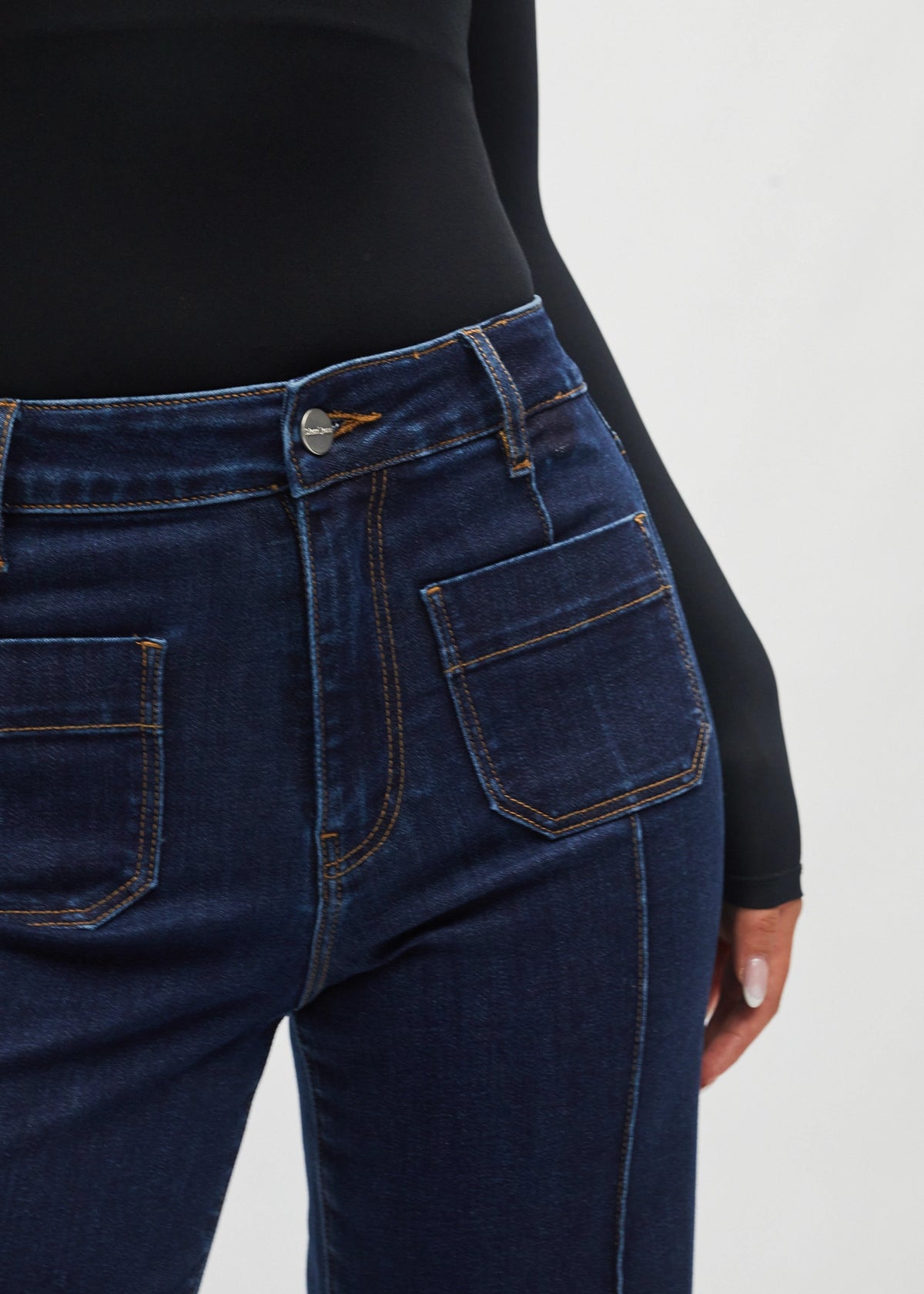 Claudia Wide Leg Jean Indigo Blue