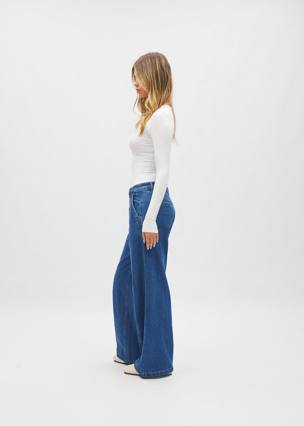 Lauren Wide Leg Blue