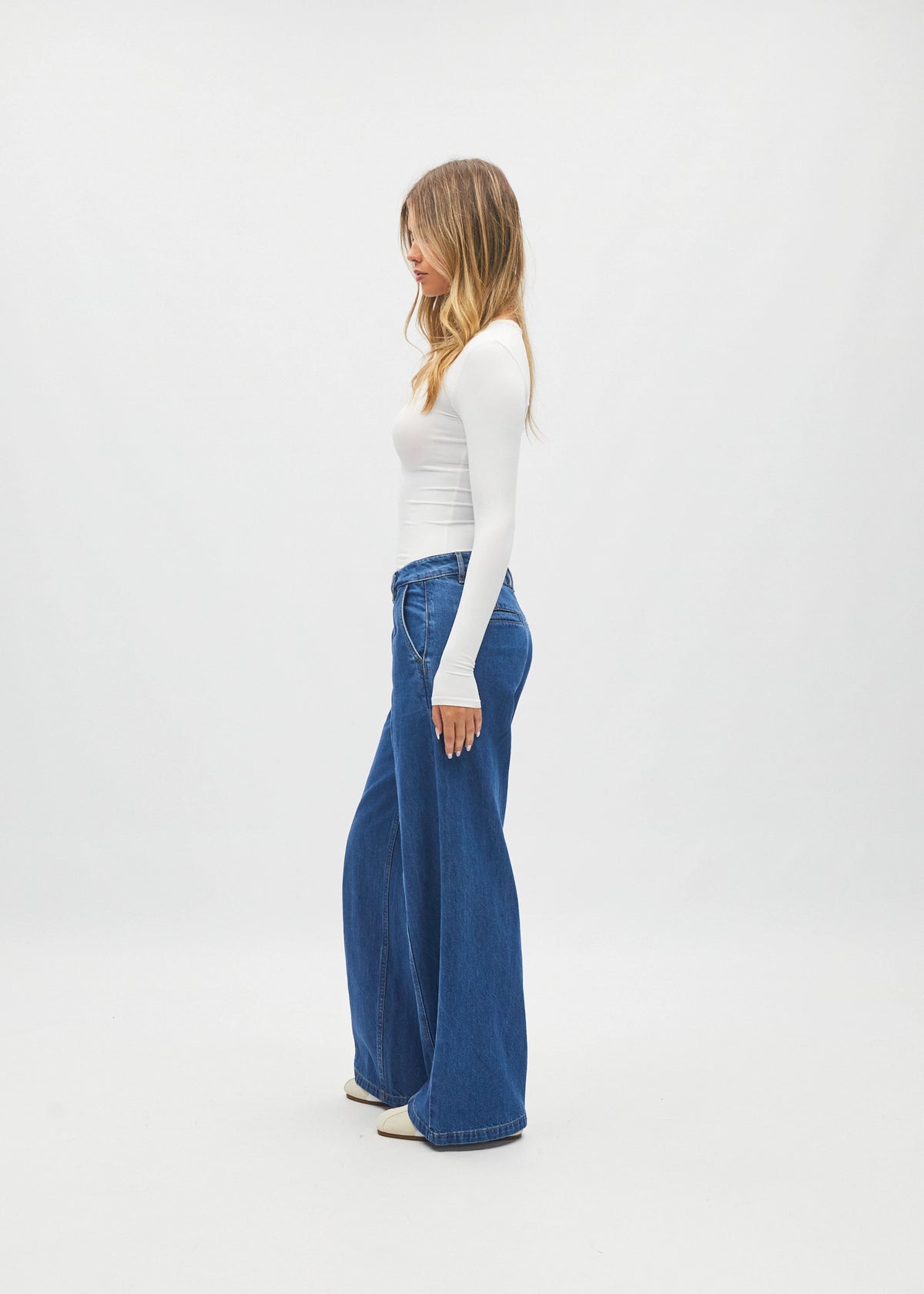 Lauren Wide Leg Blue