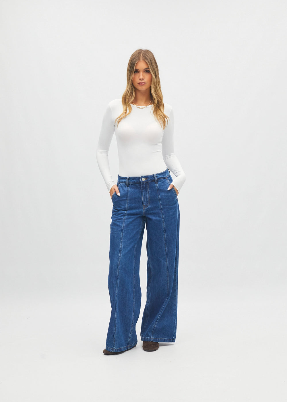 Lauren Wide Leg Blue