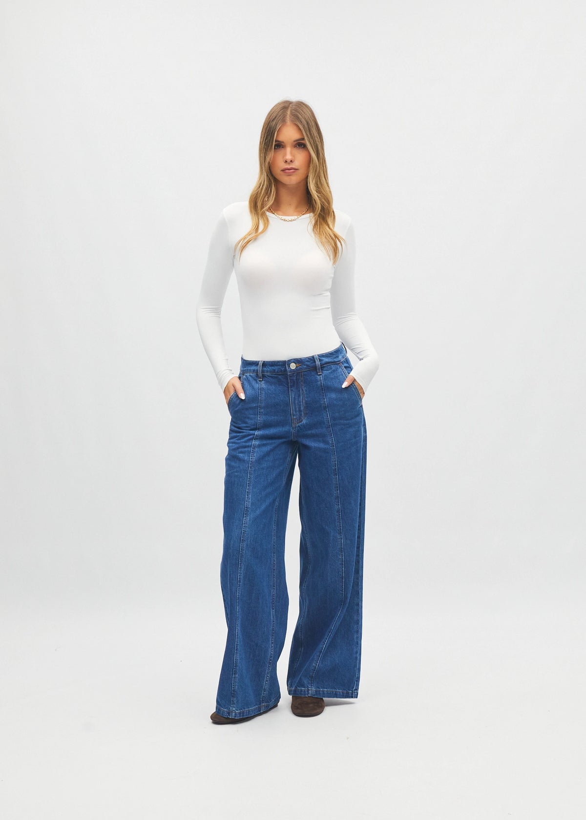 Lauren Wide Leg Blue