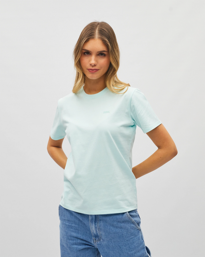 Jada Basic O Neck Aqua Bleach