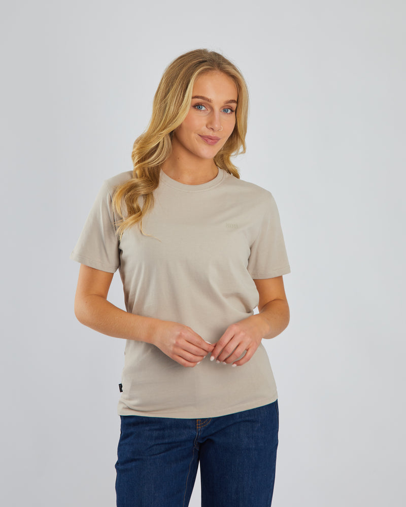 Jada Basic O Neck Warm Stone