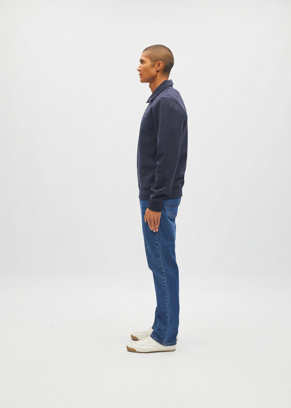 James Half Zip Metro Navy