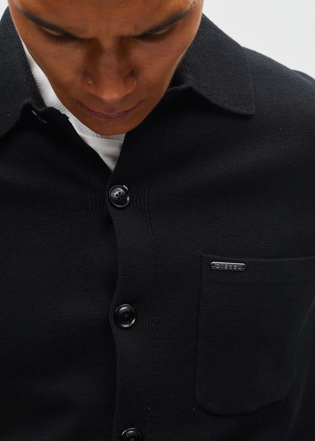 Jarvis Cardigan Black Tar