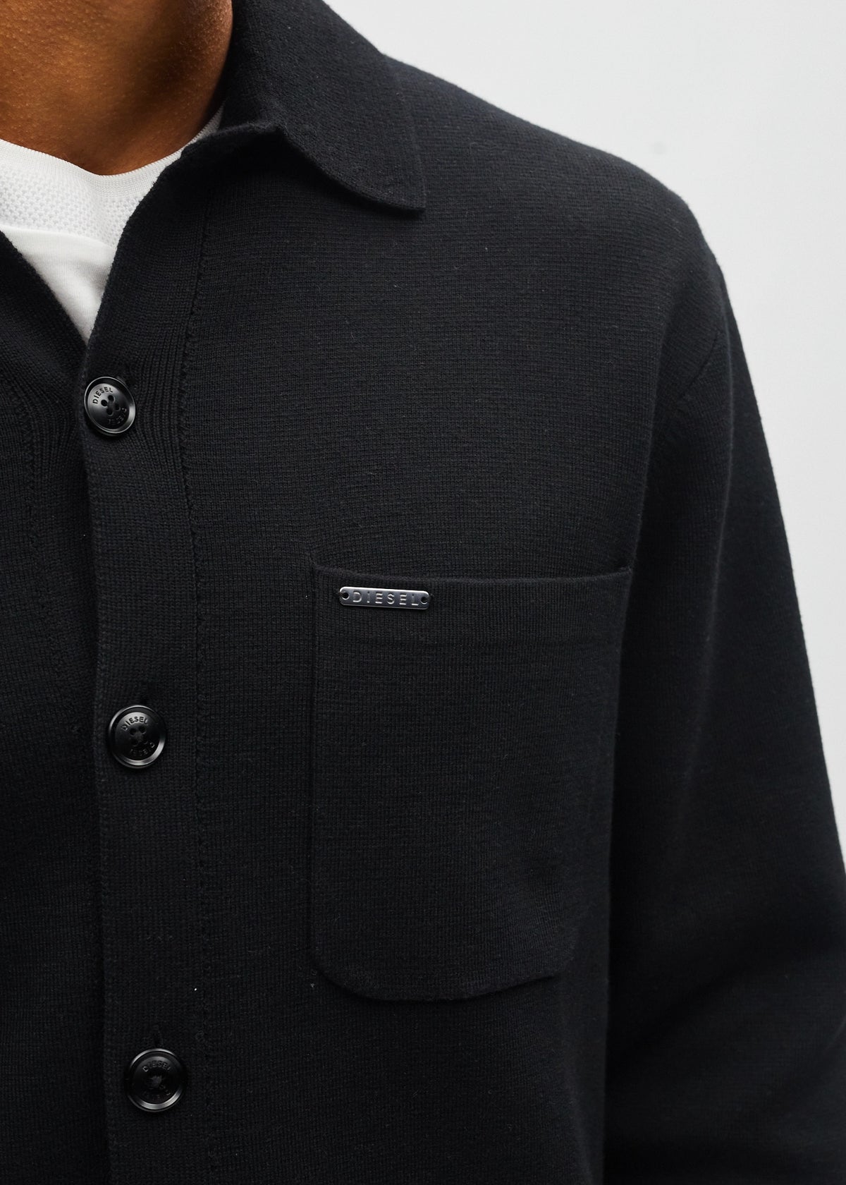 Jarvis Cardigan Black Tar