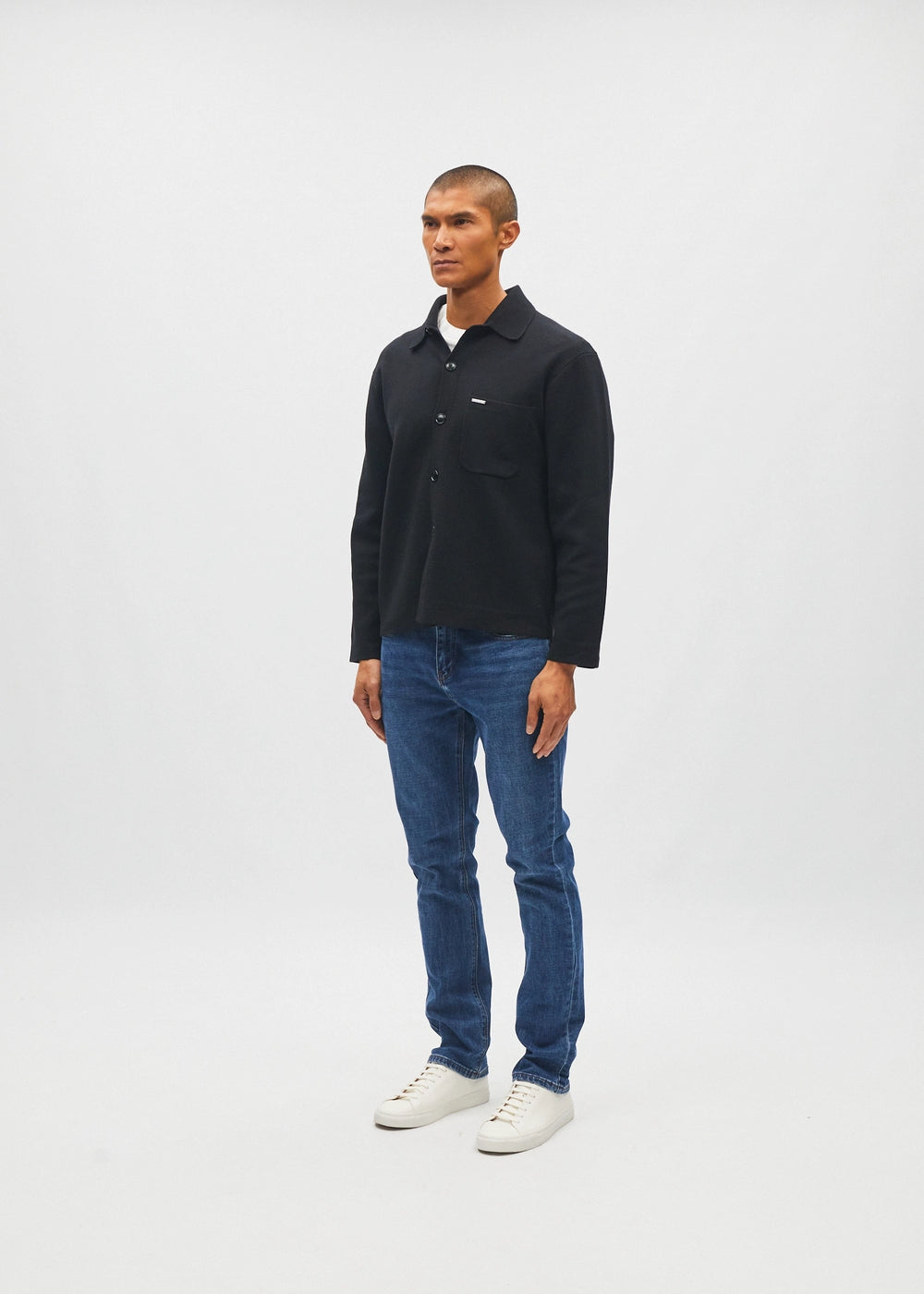 Jarvis Cardigan Black Tar