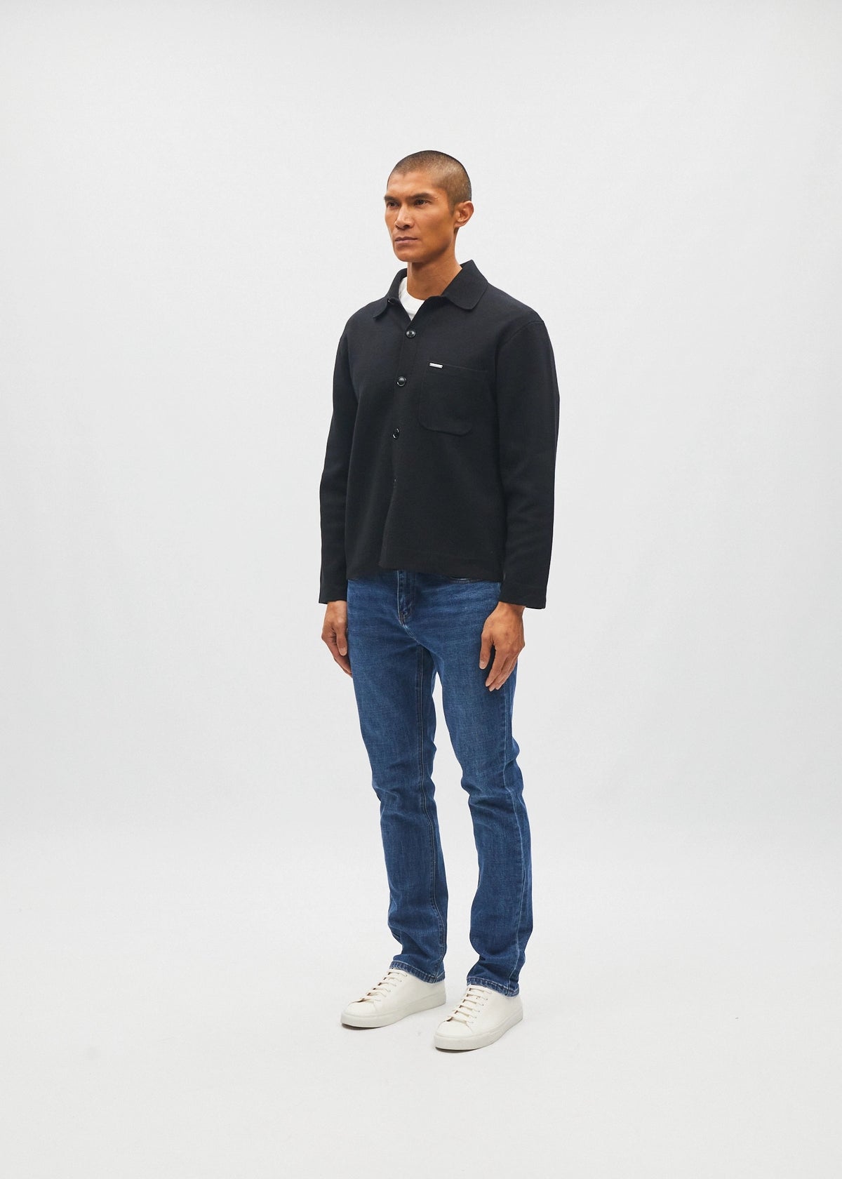 Jarvis Cardigan Black Tar