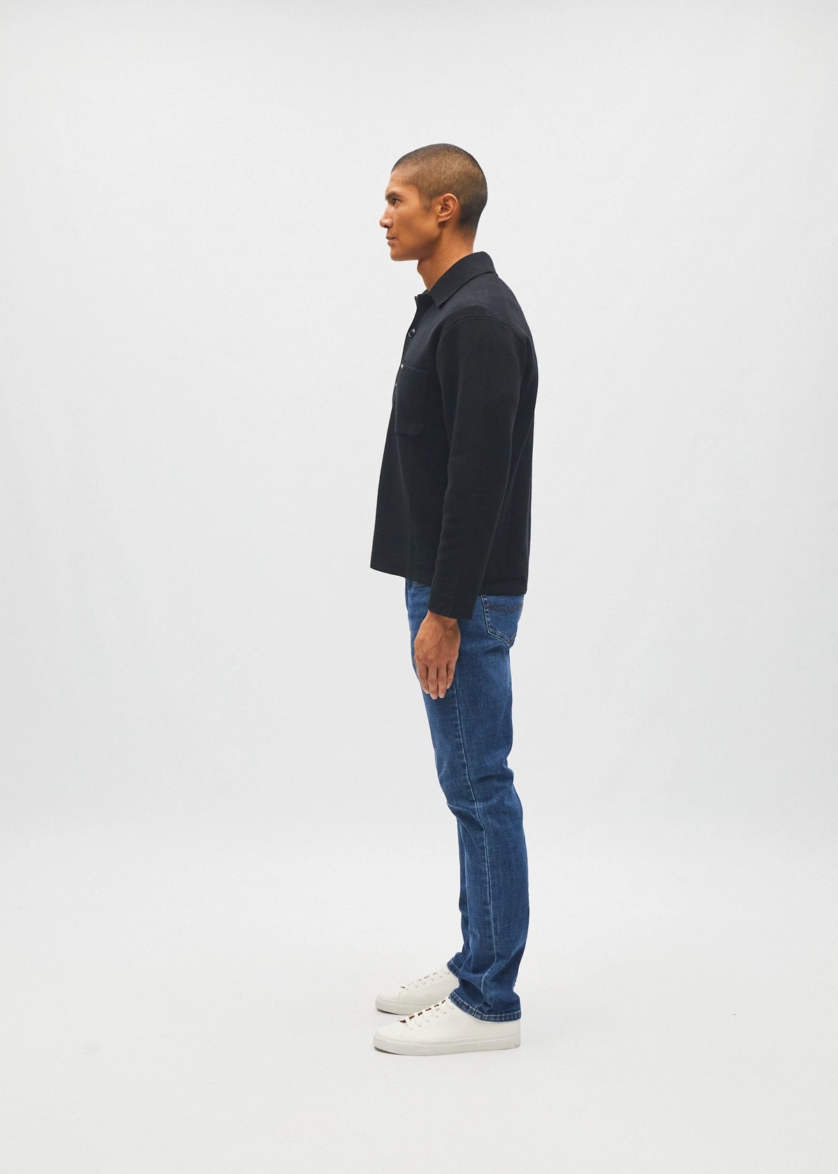 Jarvis Cardigan Black Tar