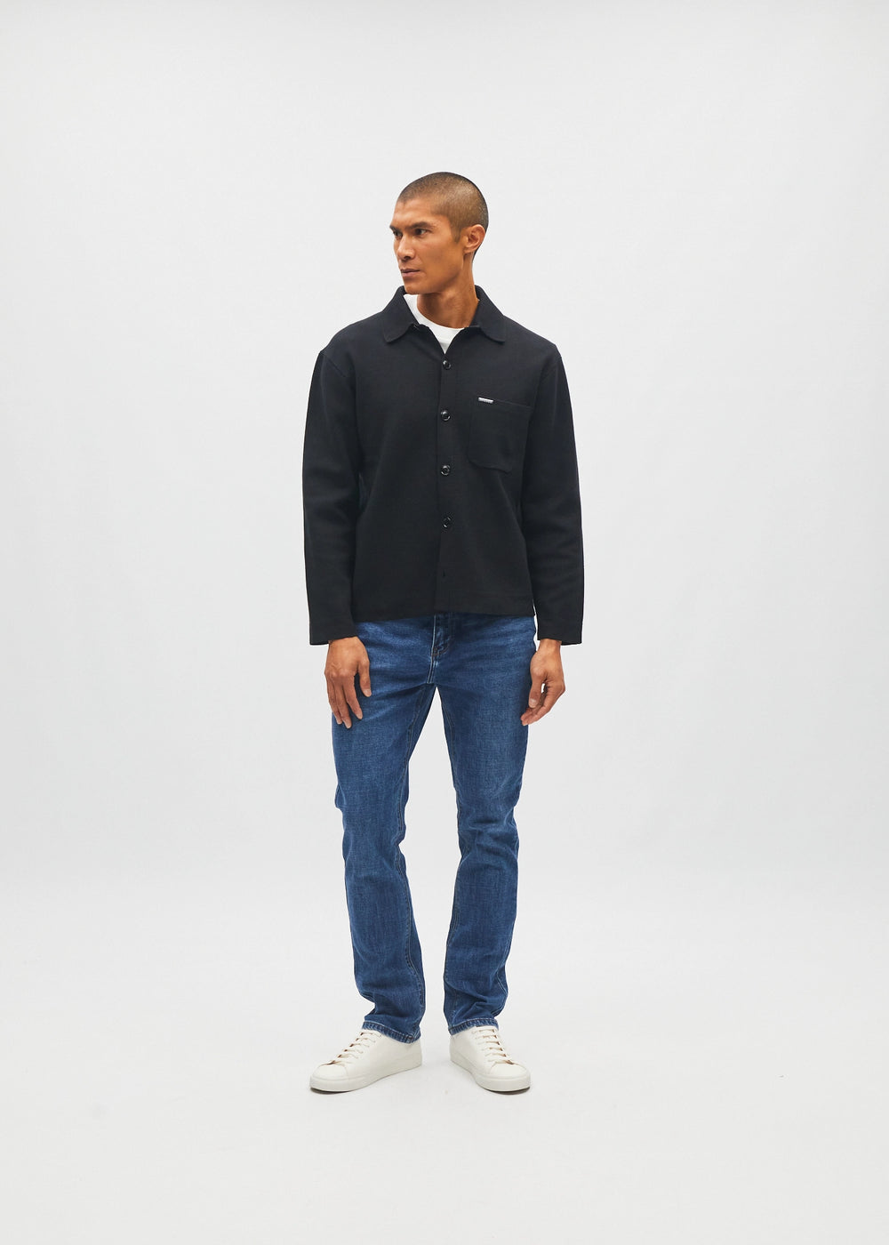 Jarvis Cardigan Black Tar