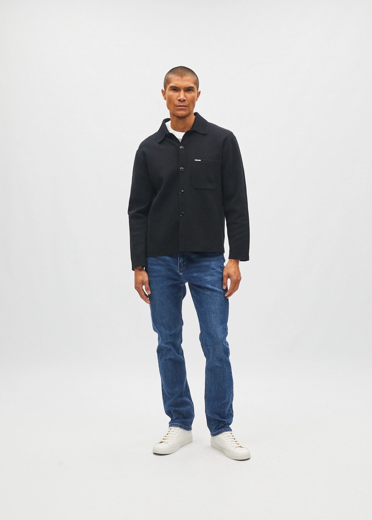 Jarvis Cardigan Black Tar