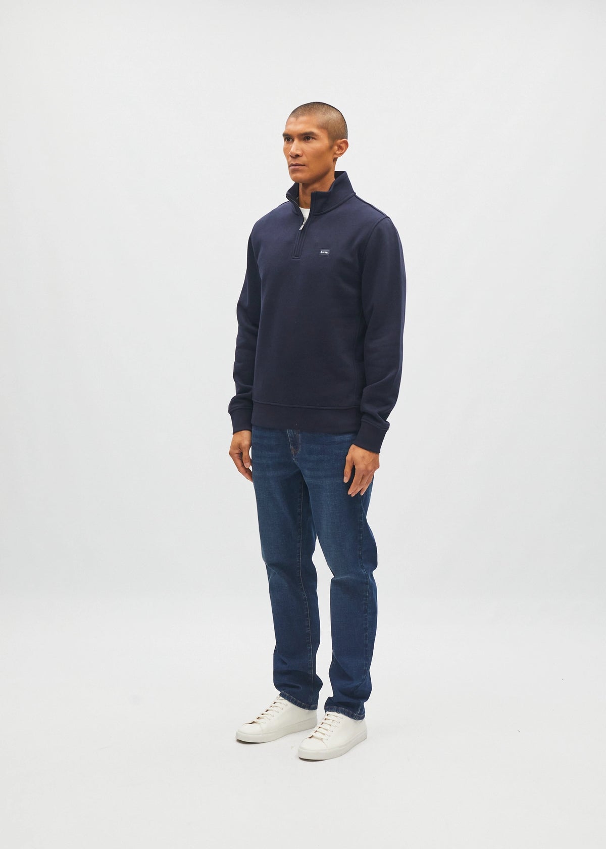 Jordan Half Zip Metro Navy