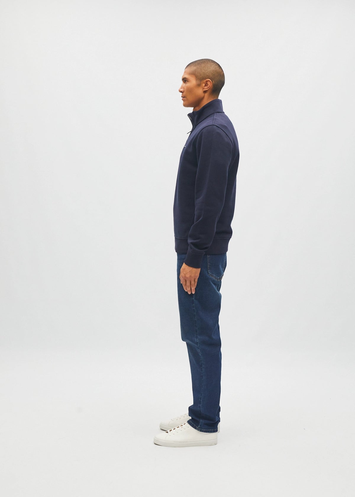 Jordan Half Zip Metro Navy