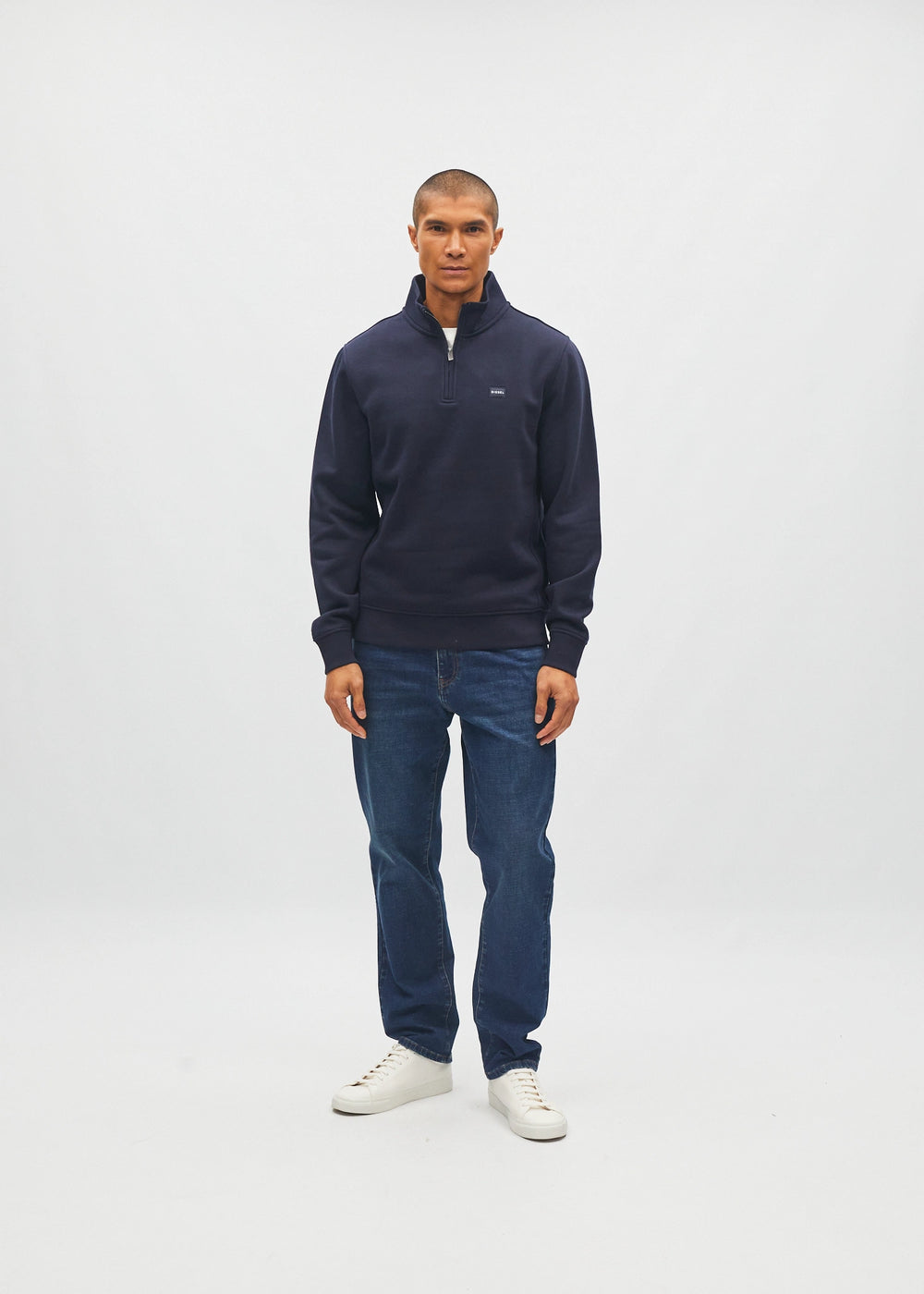 Jordan Half Zip Metro Navy