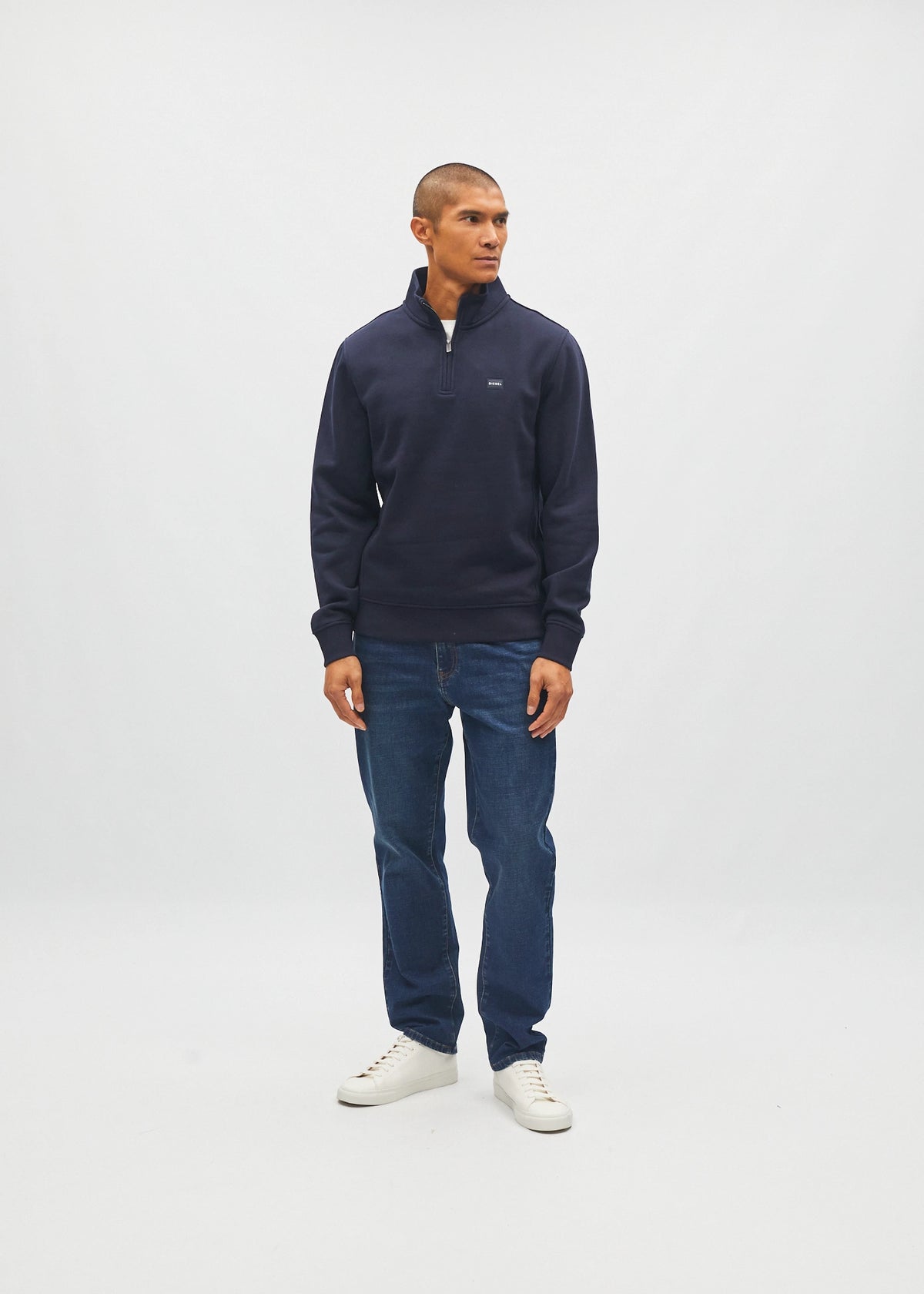 Jordan Half Zip Metro Navy