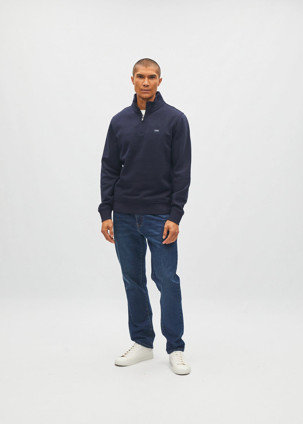 Jordan Half Zip Metro Navy