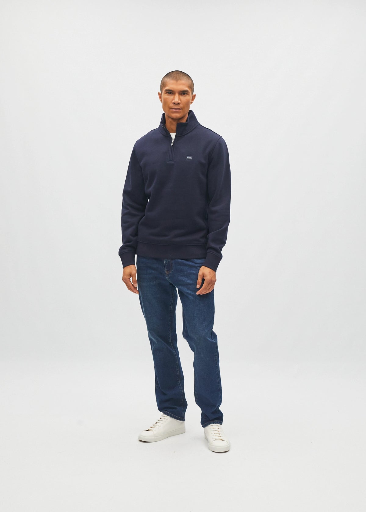 Jordan Half Zip Metro Navy