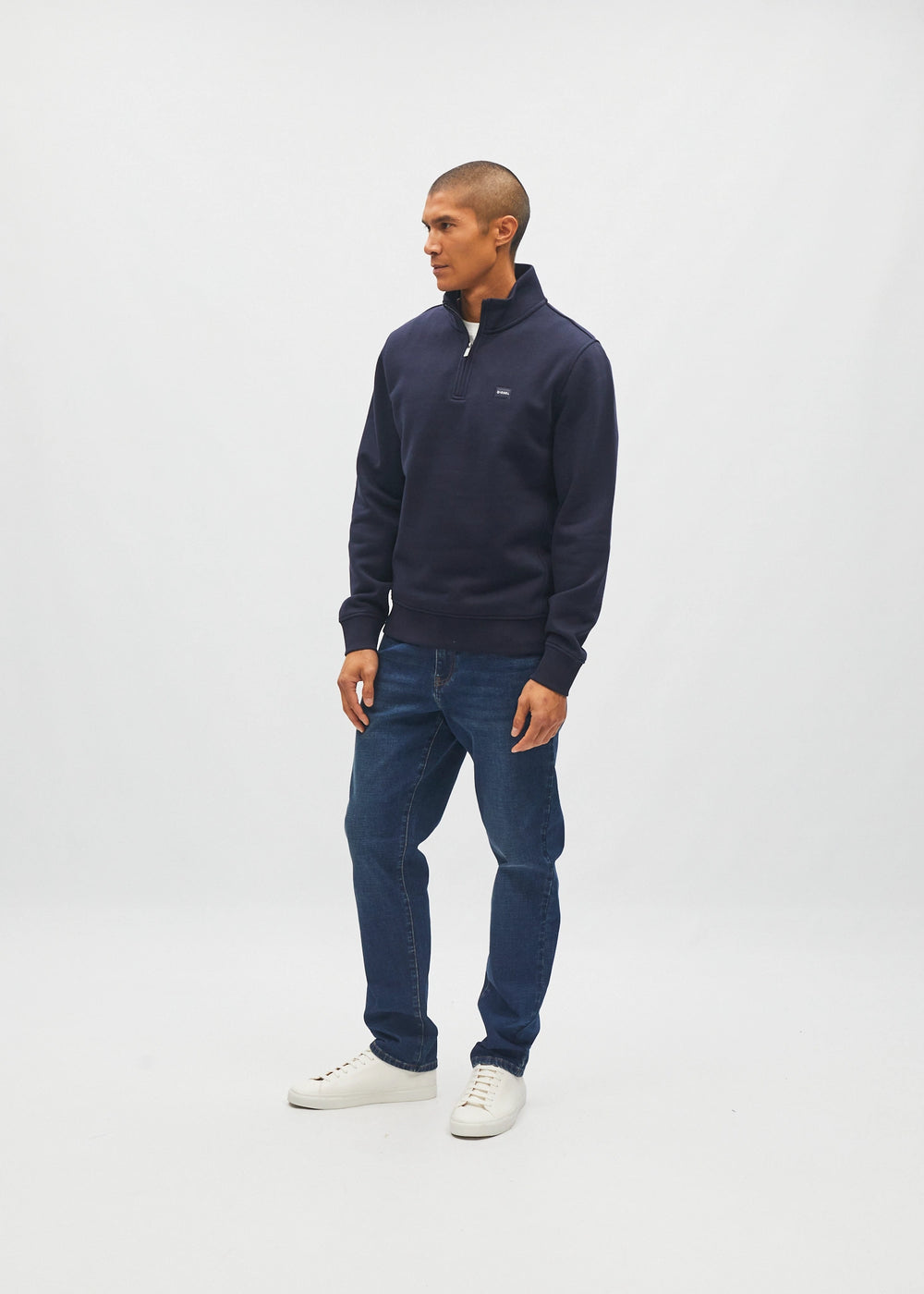 Jordan Half Zip Metro Navy