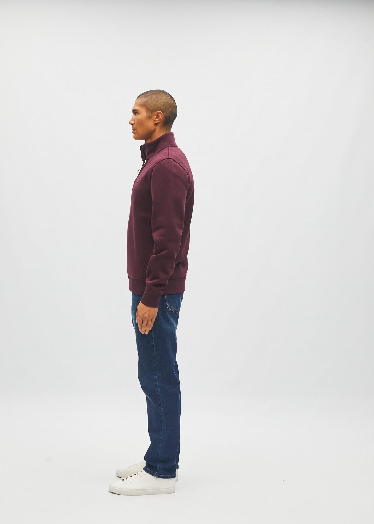 Jordan Half Zip Deep Burgundy