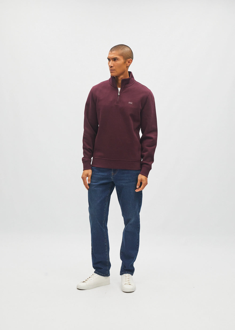 Jordan Half Zip Deep Burgundy