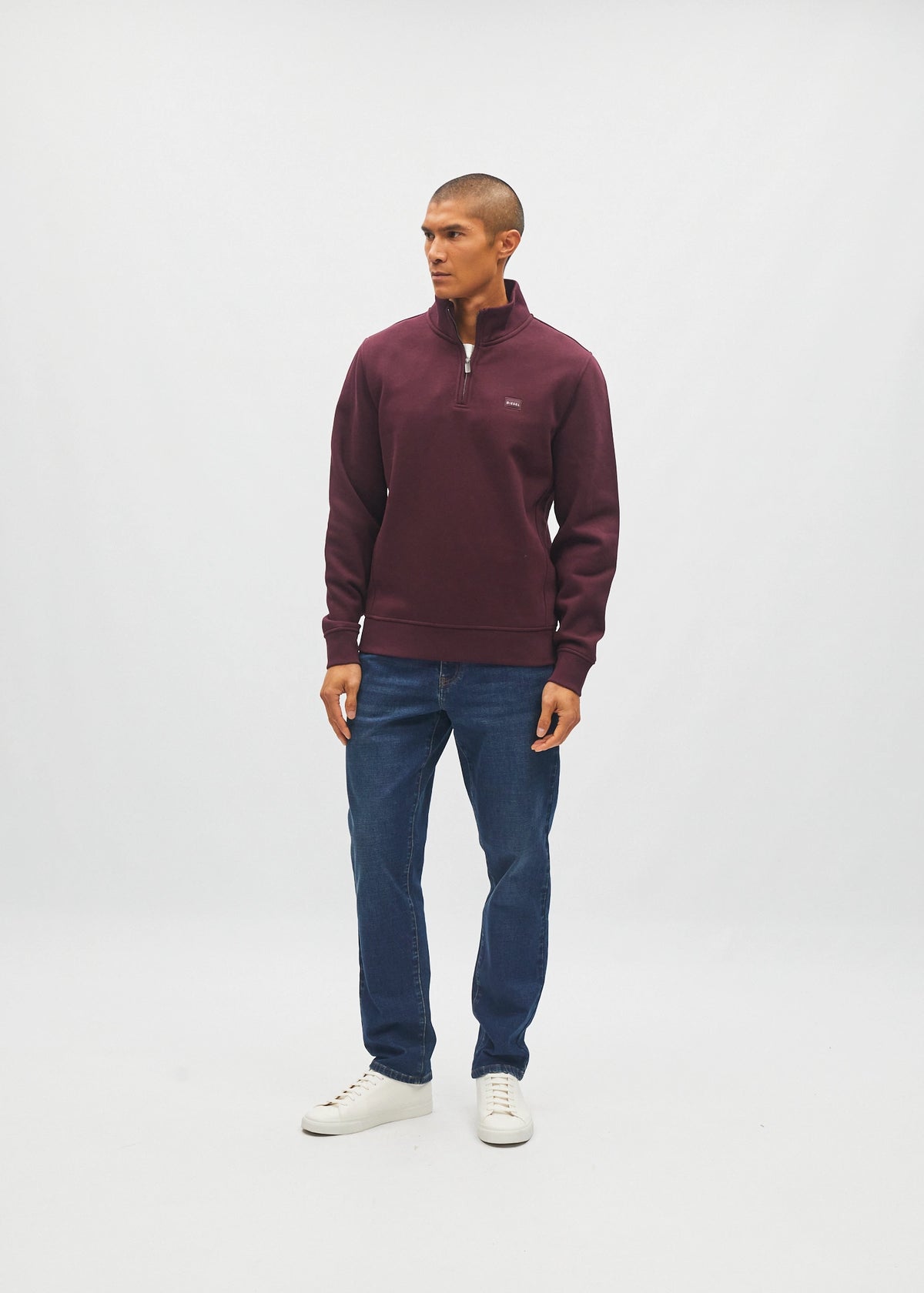Jordan Half Zip Deep Burgundy
