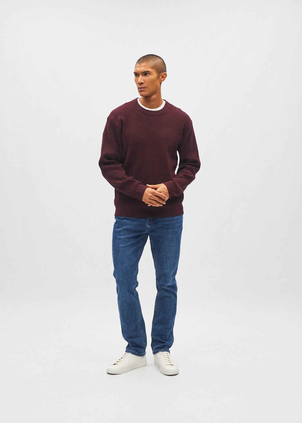 Jordi Sweater Deep Burgundy