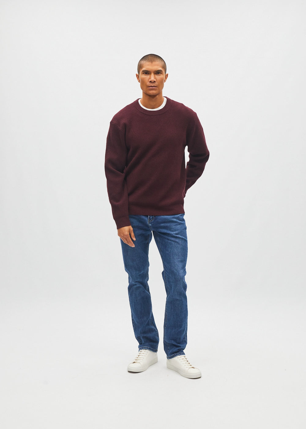 Jordi Sweater Deep Burgundy