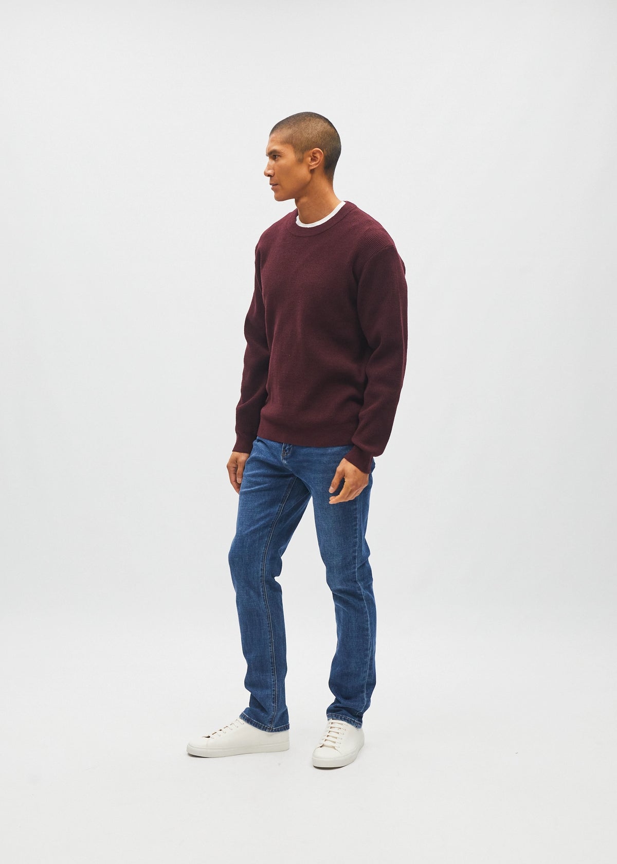 Jordi Sweater Deep Burgundy