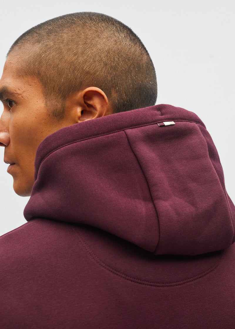 Julian Hoodie Deep Burgundy