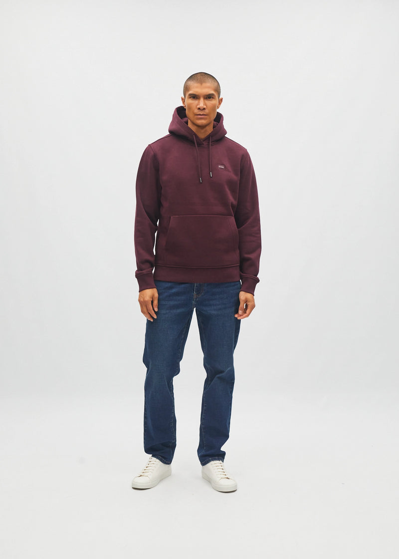 Julian Hoodie Deep Burgundy