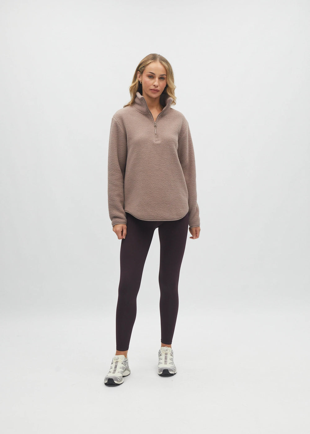 Kapri Half Zip Taupe