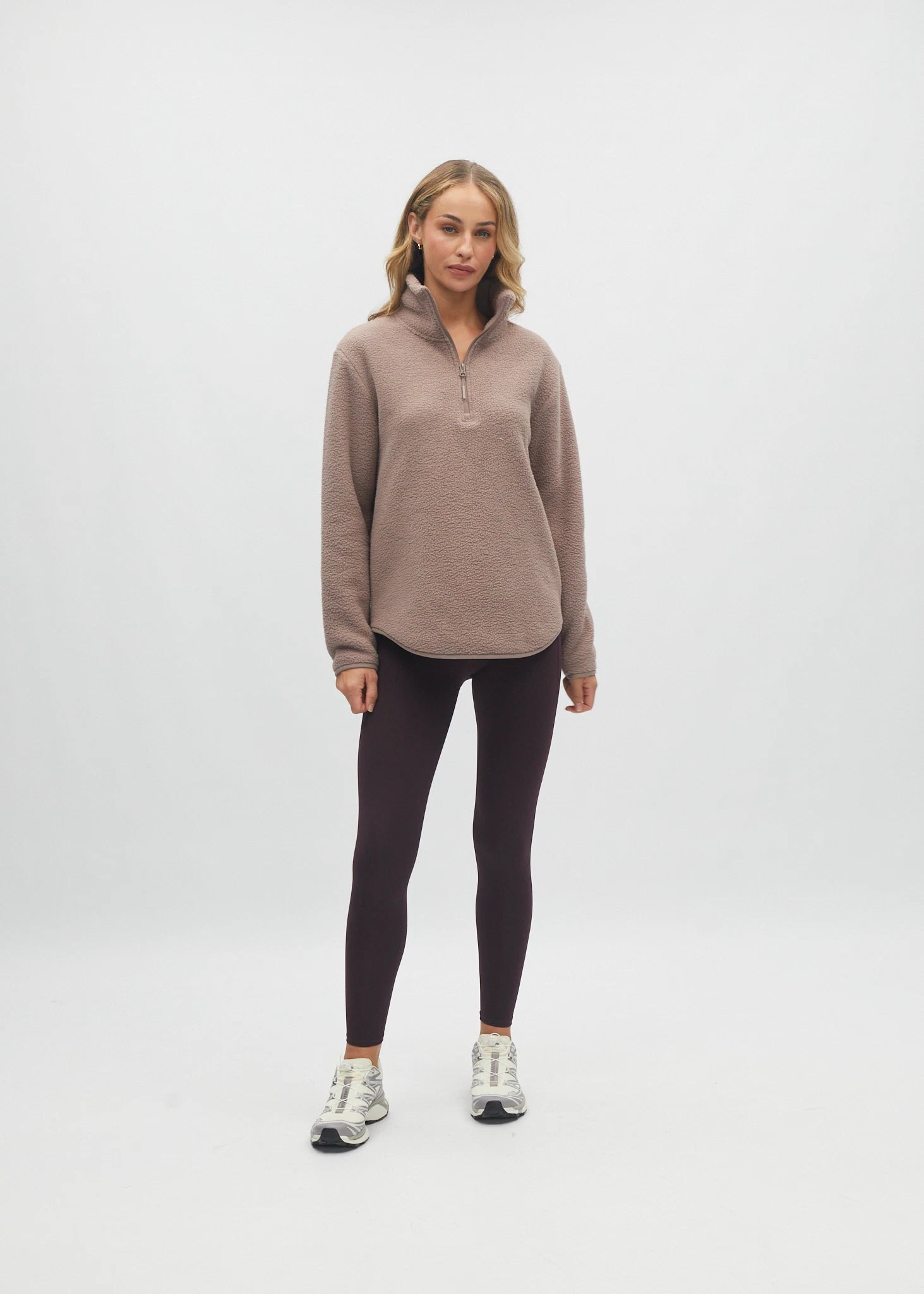 Kapri Half Zip Taupe