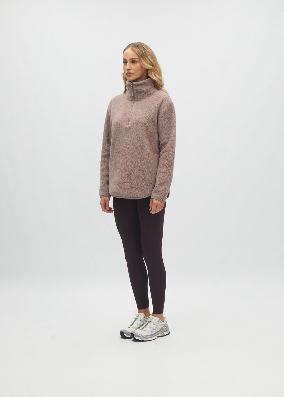 Kapri Half Zip Taupe