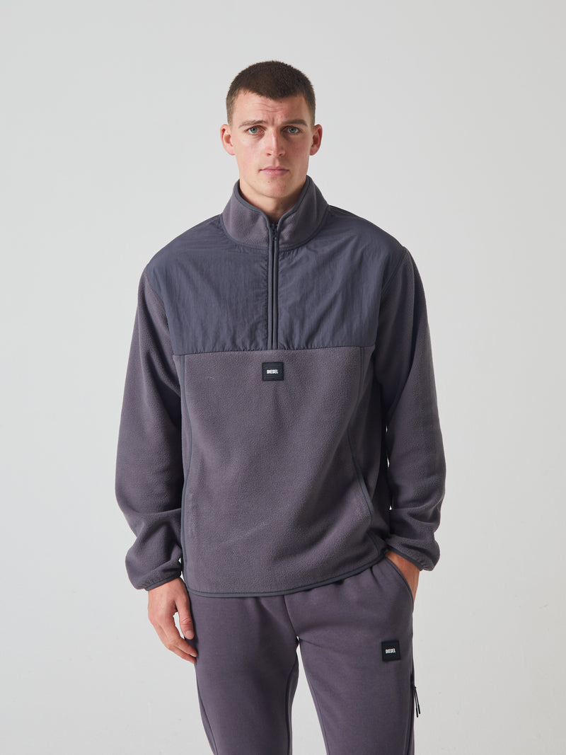 Klaus Half Zip Scorpion Grey
