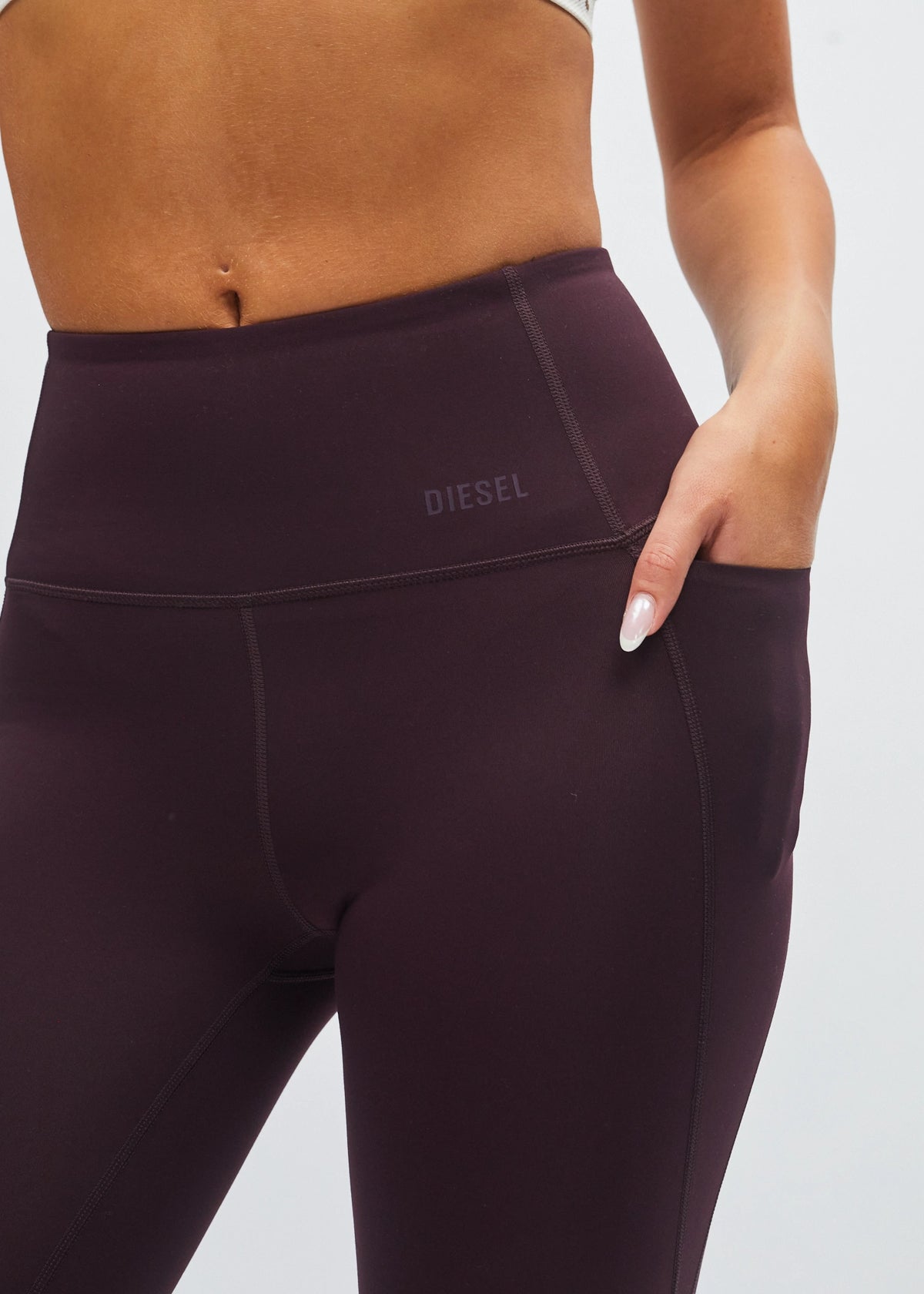 Kerri UHR Pant Berry Plum