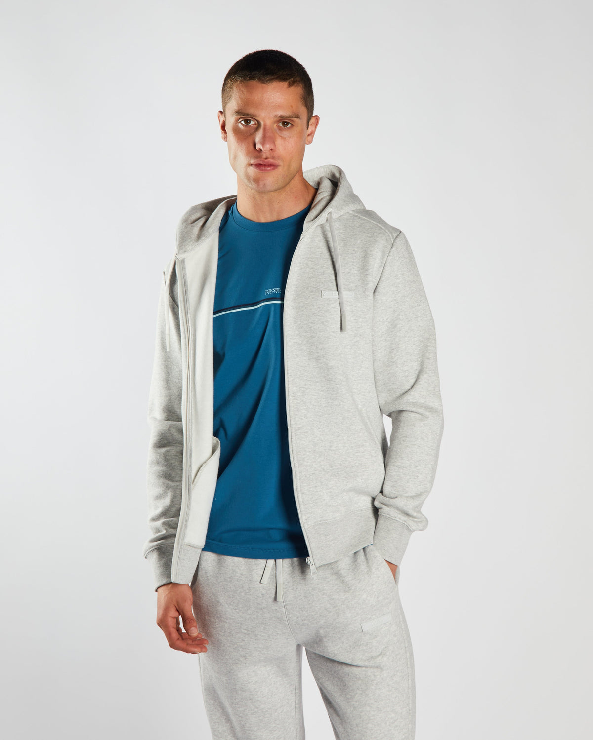 Langton Zipper New Moon Marl
