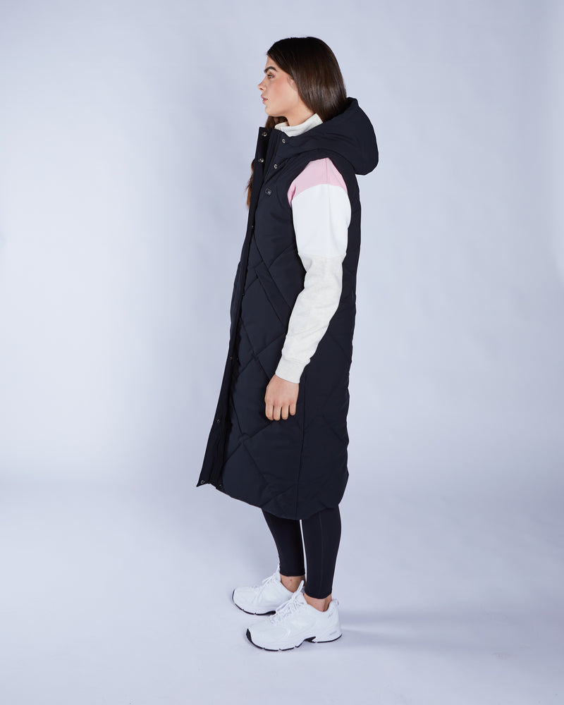 Lellia Gilet Pitch Black