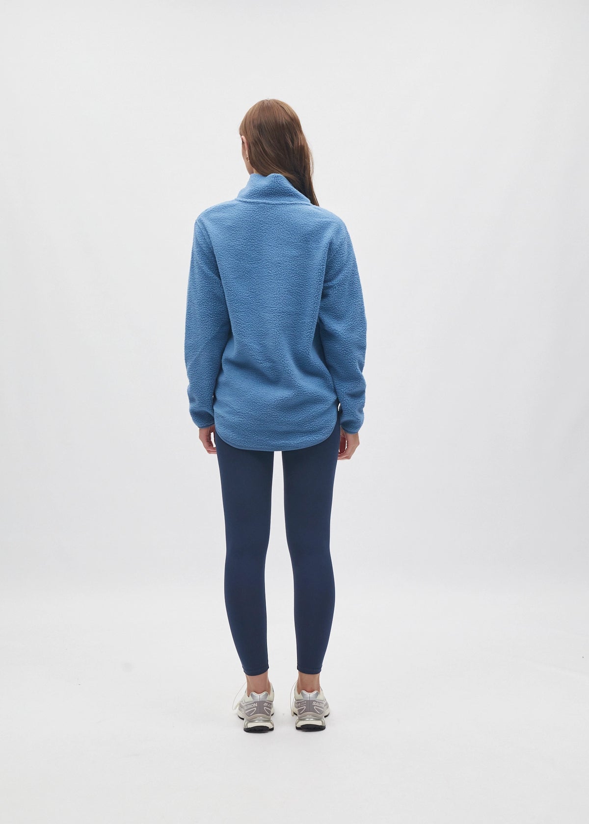 Luna Half Zip Pitch Blue