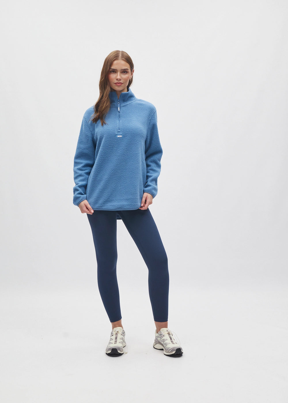 Luna Half Zip Pitch Blue