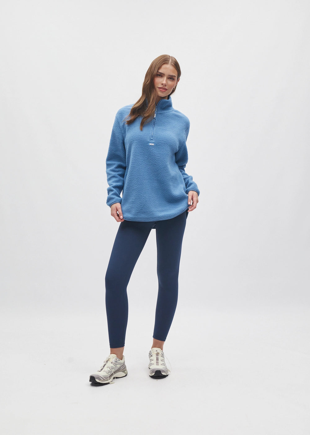 Luna Half Zip Pitch Blue