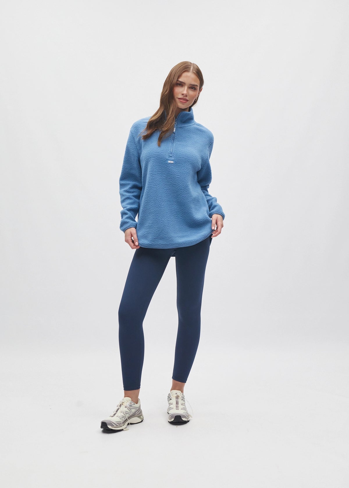 Luna Half Zip Pitch Blue